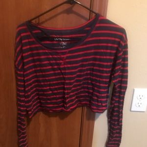 Aeropostale long sleeve crop top